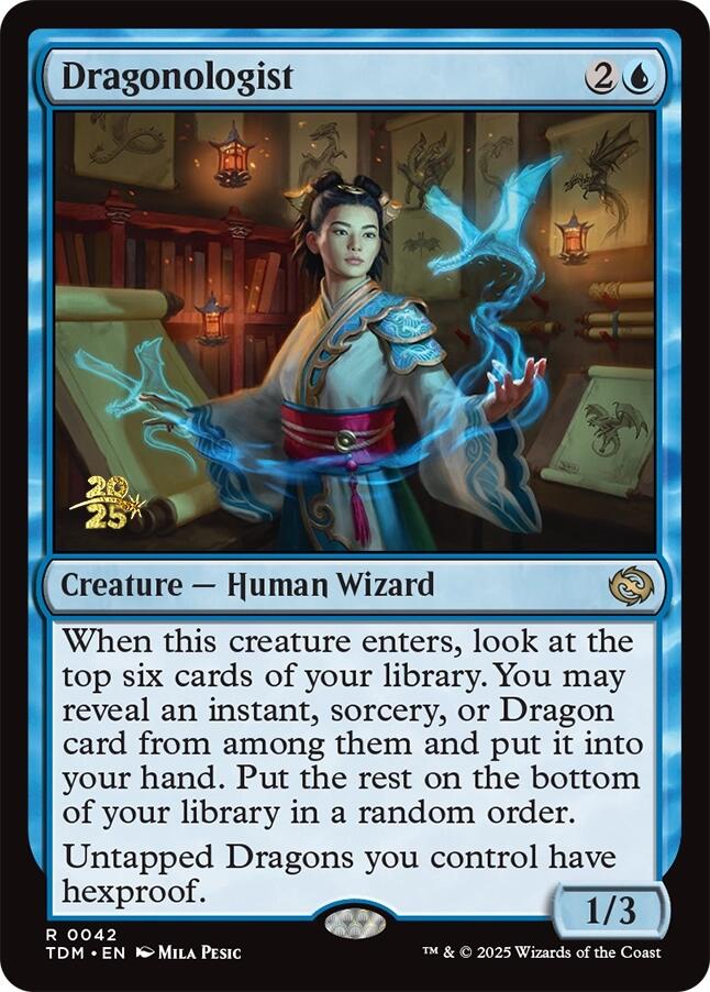 Dragonologist [Tarkir: Dragonstorm Prerelease Promos] | Deep Dive Games St. Marys