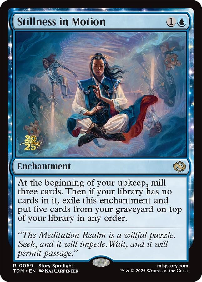 Stillness in Motion [Tarkir: Dragonstorm Prerelease Promos] | Deep Dive Games St. Marys