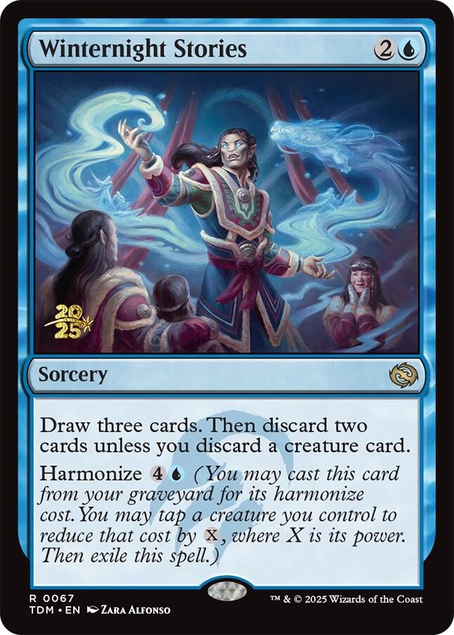 Winternight Stories [Tarkir: Dragonstorm Prerelease Promos] | Deep Dive Games St. Marys