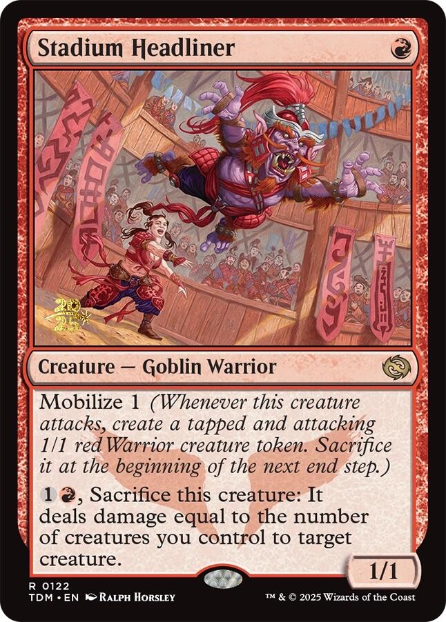 Stadium Headliner [Tarkir: Dragonstorm Prerelease Promos] | Deep Dive Games St. Marys