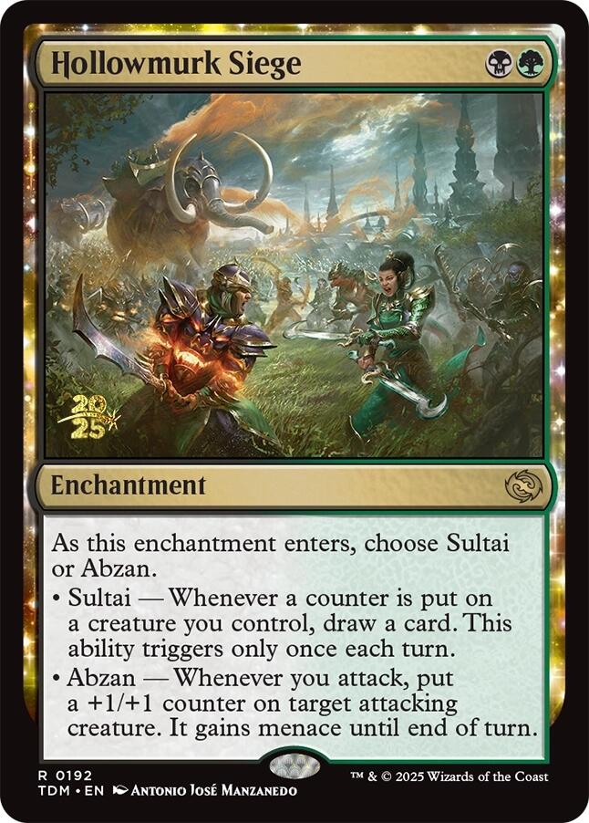 Hollowmurk Siege [Tarkir: Dragonstorm Prerelease Promos] | Deep Dive Games St. Marys