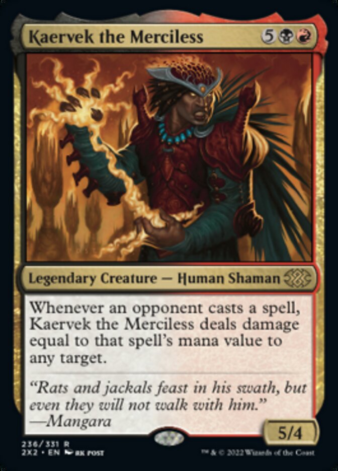 Kaervek the Merciless [Double Masters 2022] | Deep Dive Games St. Marys