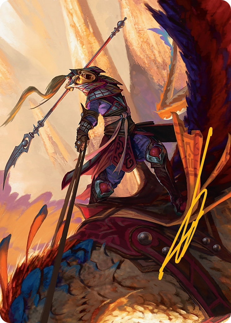 Dragonback Lancer Art Card (3/54) [Tarkir: Dragonstorm Art Series] | Deep Dive Games St. Marys