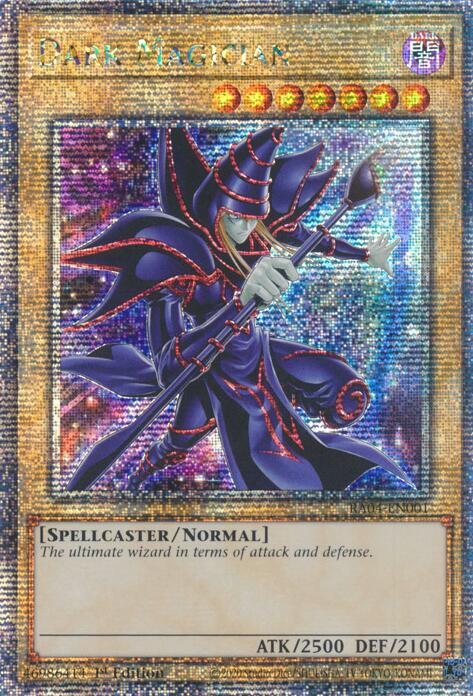 Dark Magician (New Art) [RA04-EN001] Quarter Century Secret Rare | Deep Dive Games St. Marys