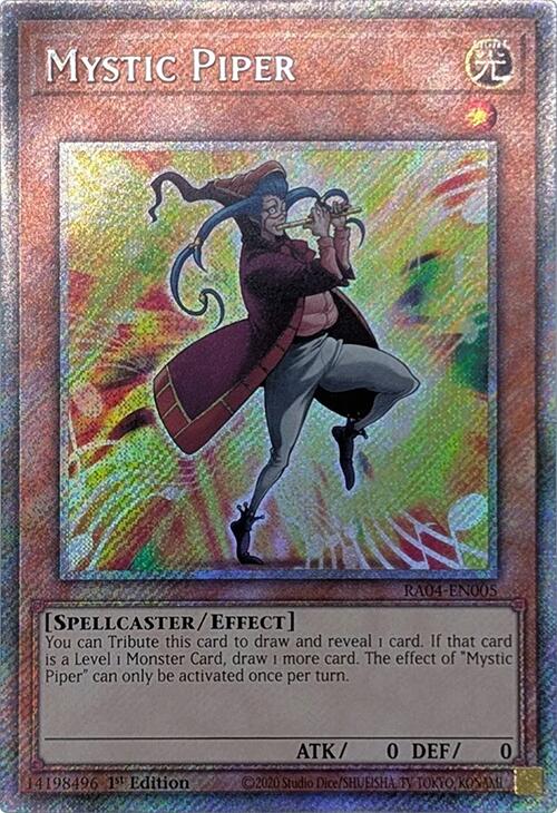 Mystic Piper [RA04-EN005] Platinum Secret Rare | Deep Dive Games St. Marys