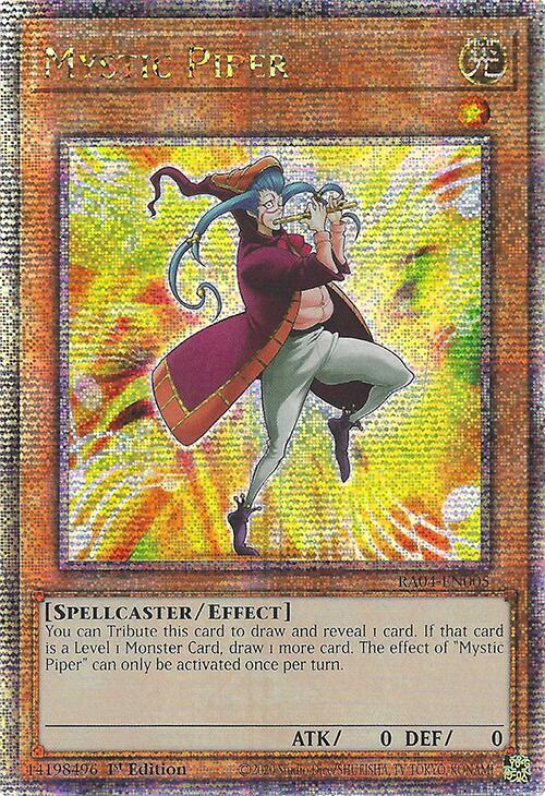 Mystic Piper [RA04-EN005] Quarter Century Secret Rare | Deep Dive Games St. Marys