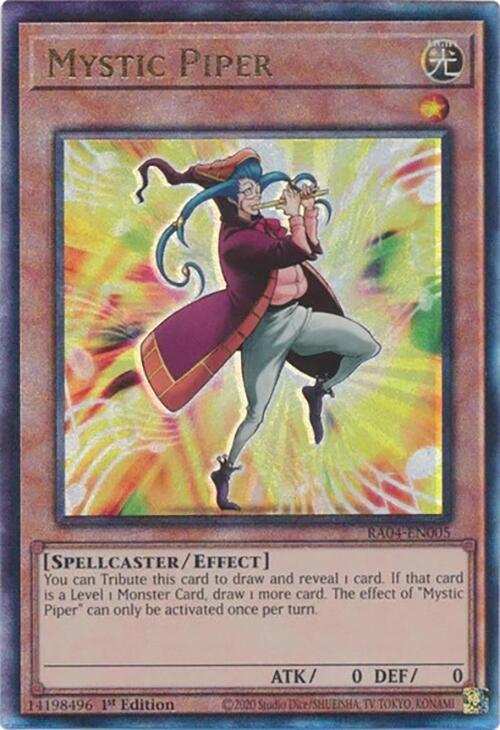 Mystic Piper [RA04-EN005] Prismatic Ultimate Rare | Deep Dive Games St. Marys