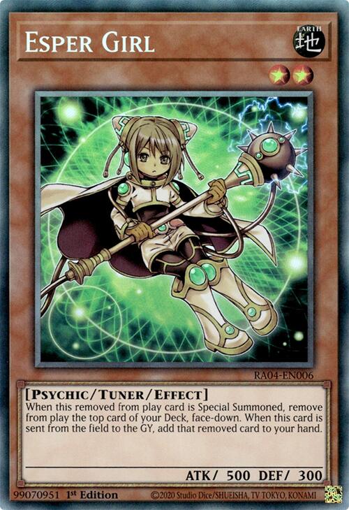 Esper Girl [RA04-EN006] Prismatic Collector's Rare | Deep Dive Games St. Marys