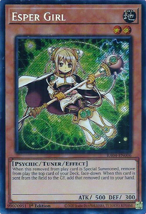 Esper Girl [RA04-EN006] Secret Rare | Deep Dive Games St. Marys