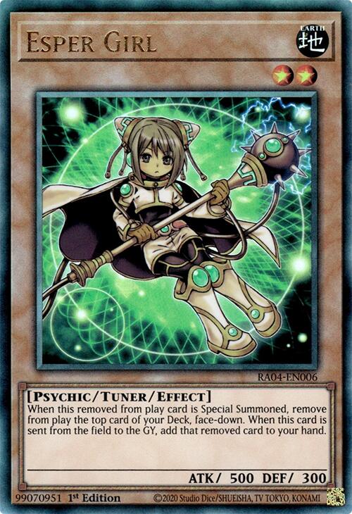 Esper Girl [RA04-EN006] Prismatic Ultimate Rare | Deep Dive Games St. Marys