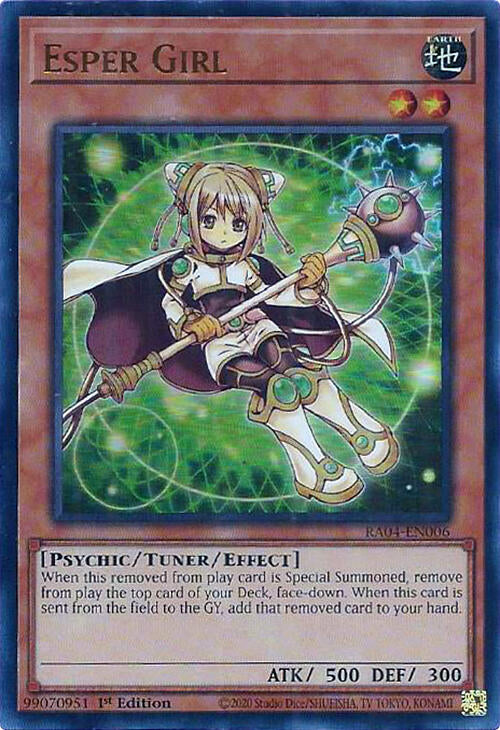 Esper Girl [RA04-EN006] Ultra Rare | Deep Dive Games St. Marys