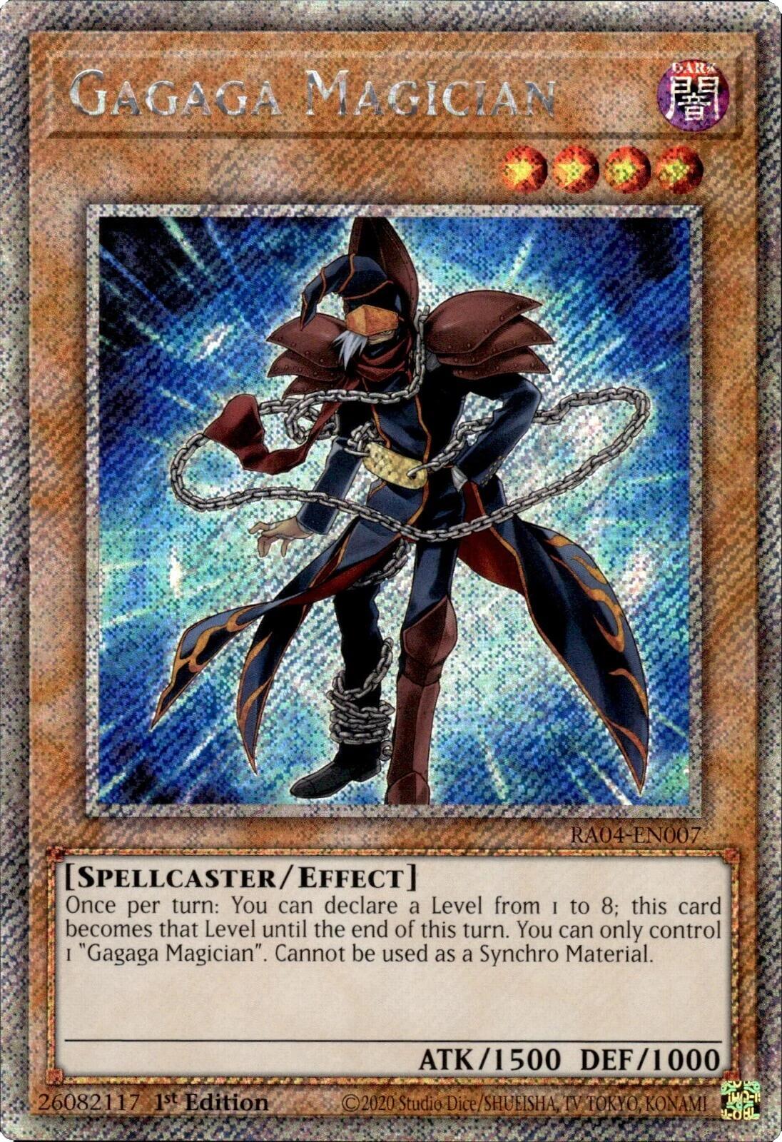 Gagaga Magician [RA04-EN007] Platinum Secret Rare | Deep Dive Games St. Marys