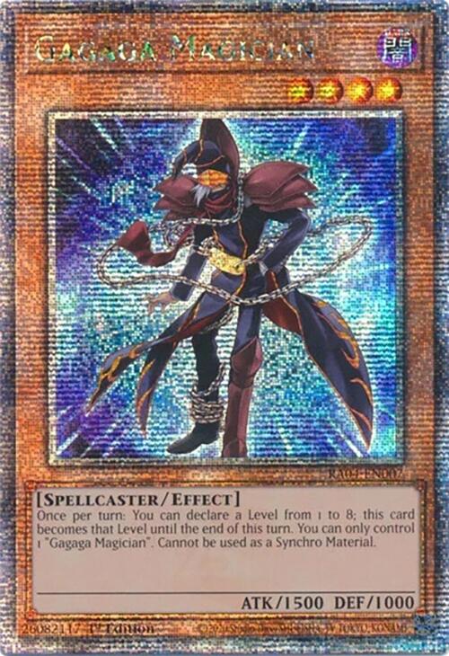 Gagaga Magician [RA04-EN007] Quarter Century Secret Rare | Deep Dive Games St. Marys