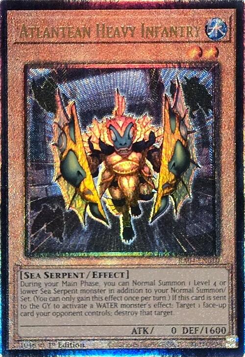Atlantean Heavy Infantry [RA04-EN010] Prismatic Ultimate Rare | Deep Dive Games St. Marys