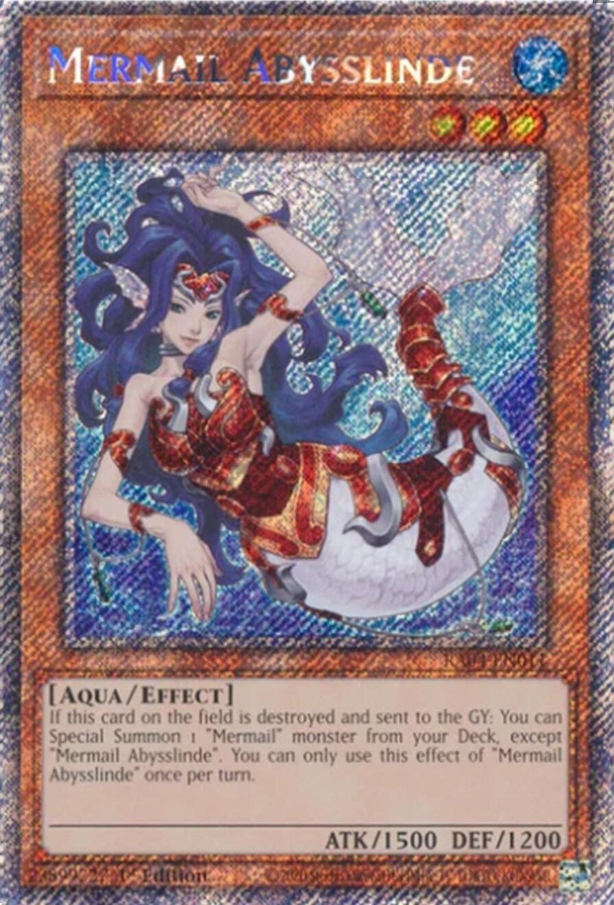 Mermail Abysslinde [RA04-EN011] Platinum Secret Rare | Deep Dive Games St. Marys