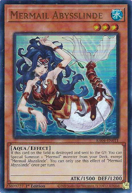 Mermail Abysslinde [RA04-EN011] Ultra Rare | Deep Dive Games St. Marys