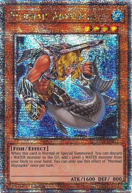 Mermail Abysspike [RA04-EN012] Quarter Century Secret Rare | Deep Dive Games St. Marys