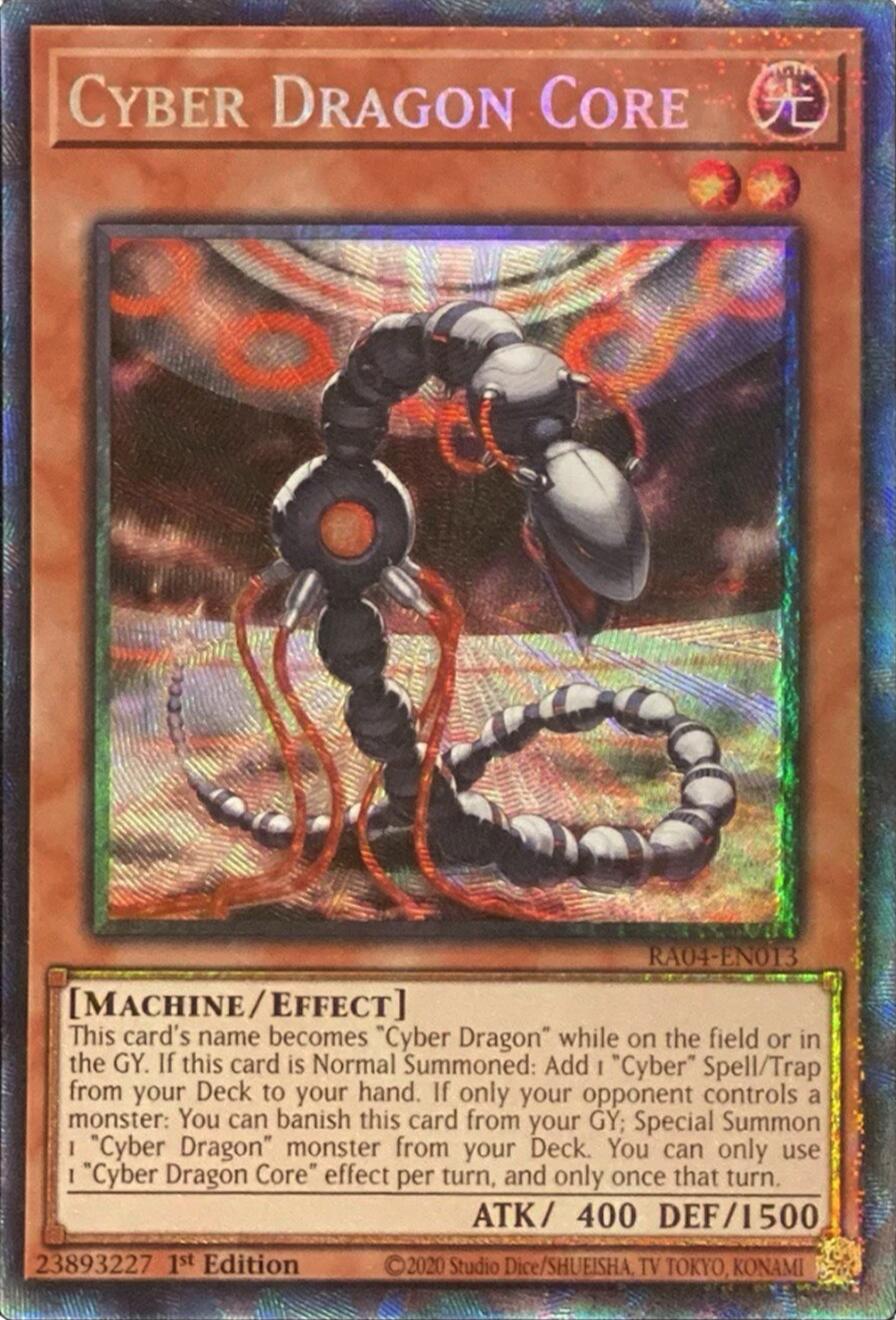 Cyber Dragon Core [RA04-EN013] Prismatic Collector's Rare | Deep Dive Games St. Marys