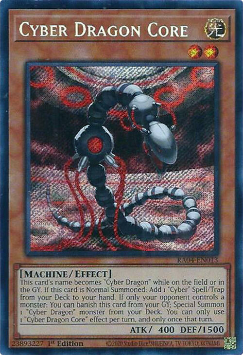 Cyber Dragon Core [RA04-EN013] Secret Rare | Deep Dive Games St. Marys