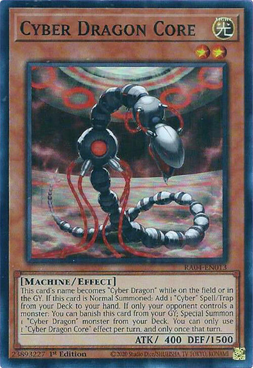 Cyber Dragon Core [RA04-EN013] Super Rare | Deep Dive Games St. Marys