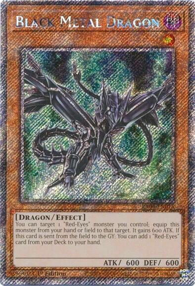 Black Metal Dragon [RA04-EN016] Platinum Secret Rare | Deep Dive Games St. Marys