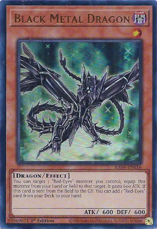 Black Metal Dragon [RA04-EN016] Ultra Rare | Deep Dive Games St. Marys