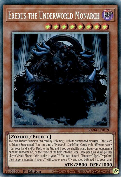 Erebus the Underworld Monarch [RA04-EN019] Prismatic Collector's Rare | Deep Dive Games St. Marys