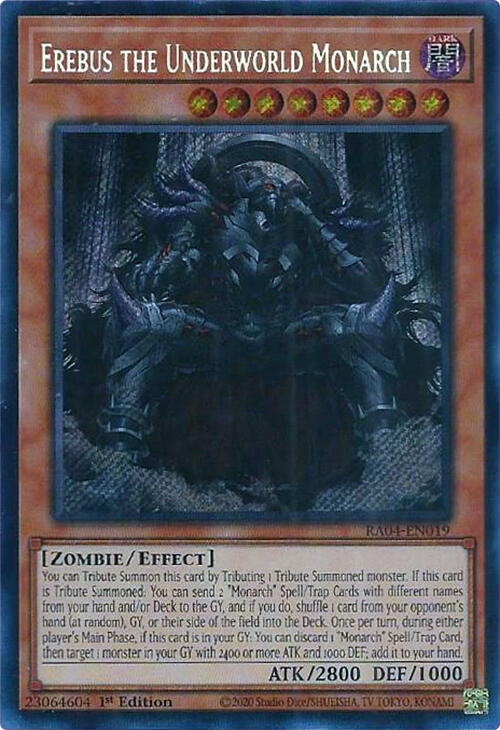 Erebus the Underworld Monarch [RA04-EN019] Secret Rare | Deep Dive Games St. Marys