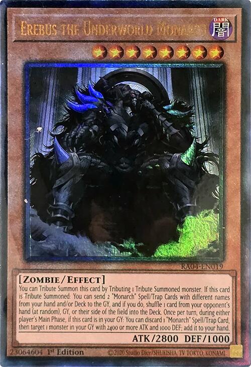 Erebus the Underworld Monarch [RA04-EN019] Prismatic Ultimate Rare | Deep Dive Games St. Marys