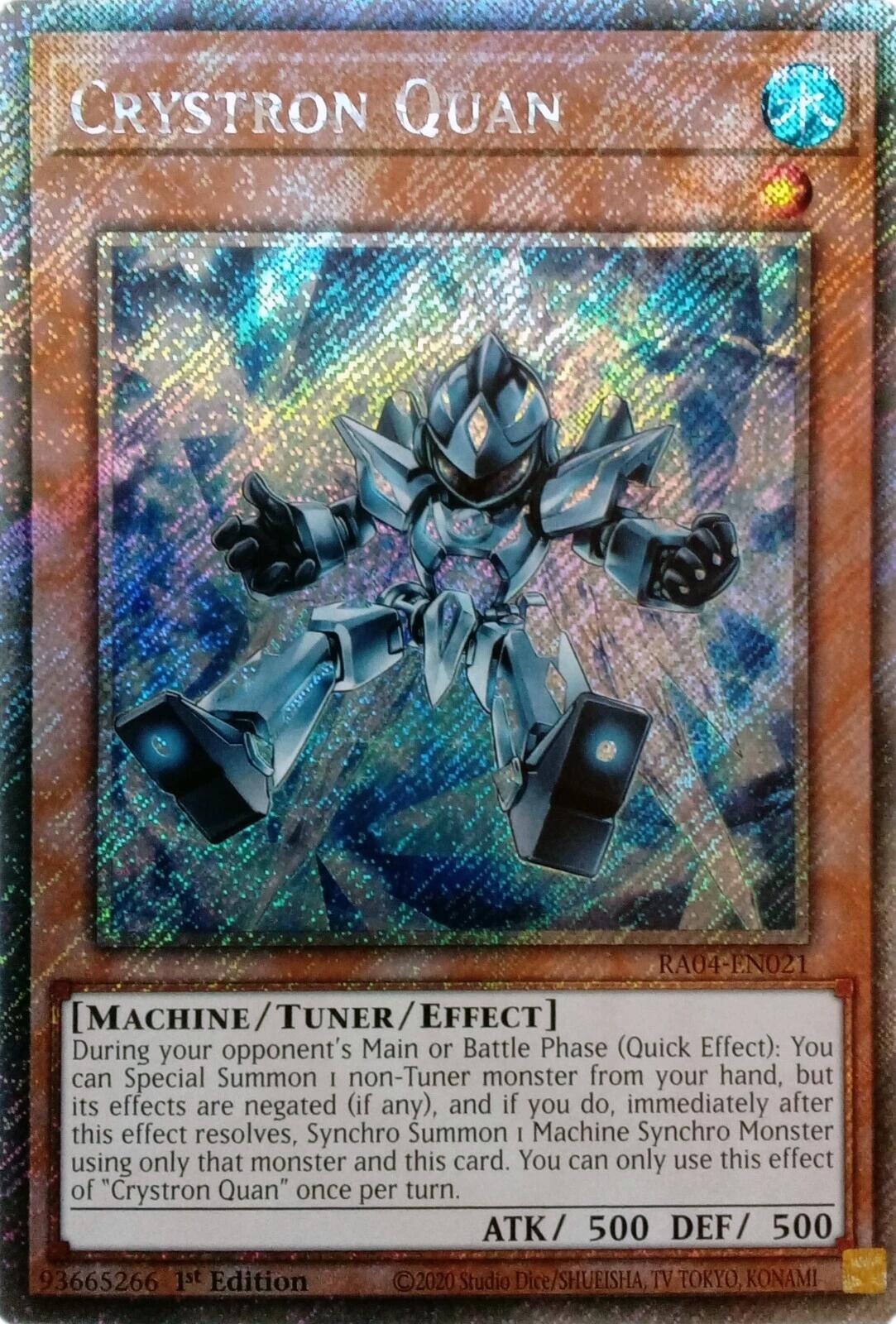 Crystron Quan [RA04-EN021] Platinum Secret Rare | Deep Dive Games St. Marys
