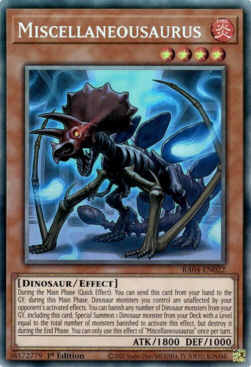 Miscellaneousaurus [RA04-EN022] Prismatic Collector's Rare | Deep Dive Games St. Marys