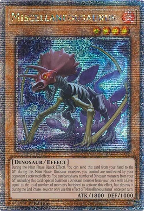 Miscellaneousaurus [RA04-EN022] Quarter Century Secret Rare | Deep Dive Games St. Marys