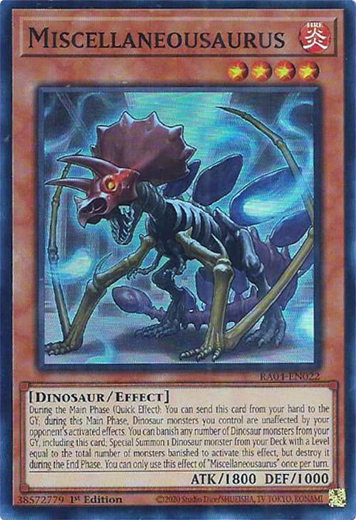 Miscellaneousaurus [RA04-EN022] Super Rare | Deep Dive Games St. Marys