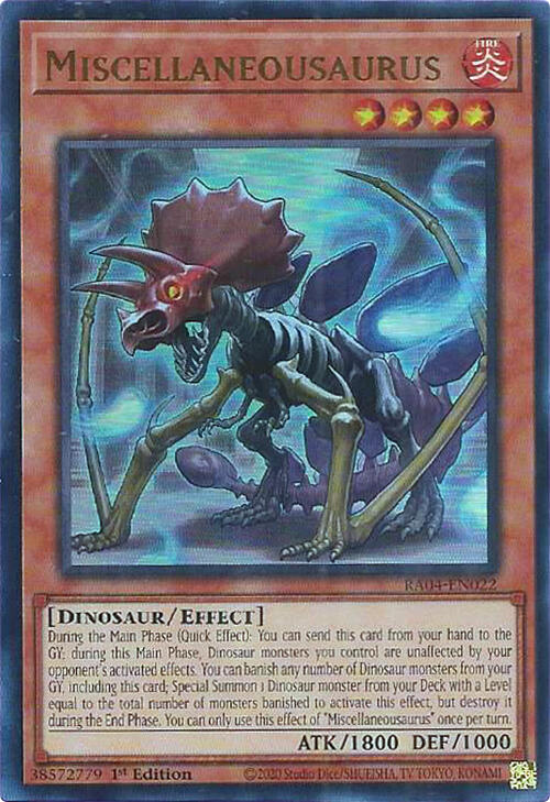 Miscellaneousaurus [RA04-EN022] Ultra Rare | Deep Dive Games St. Marys