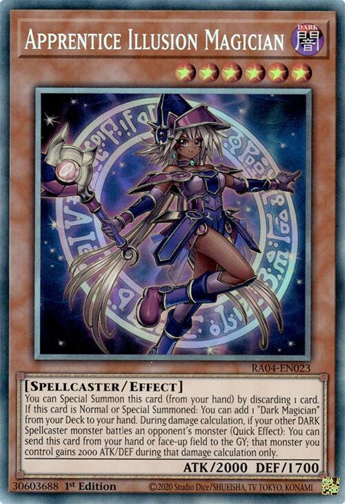 Apprentice Illusion Magician [RA04-EN023] Prismatic Collector's Rare | Deep Dive Games St. Marys