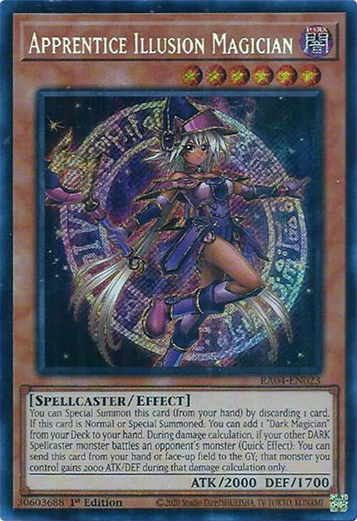 Apprentice Illusion Magician [RA04-EN023] Secret Rare | Deep Dive Games St. Marys