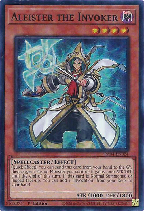 Aleister the Invoker (Alternate Art) [RA04-EN024] Super Rare | Deep Dive Games St. Marys