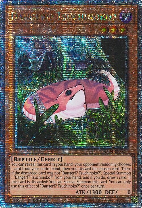 Danger!? Tsuchinoko? [RA04-EN027] Quarter Century Secret Rare | Deep Dive Games St. Marys