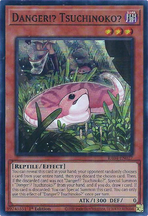 Danger!? Tsuchinoko? [RA04-EN027] Super Rare | Deep Dive Games St. Marys