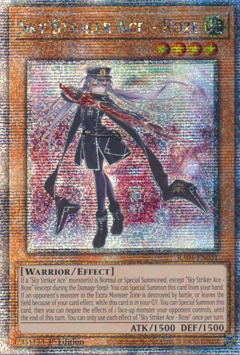 Sky Striker Ace - Roze [RA04-EN031] Quarter Century Secret Rare | Deep Dive Games St. Marys