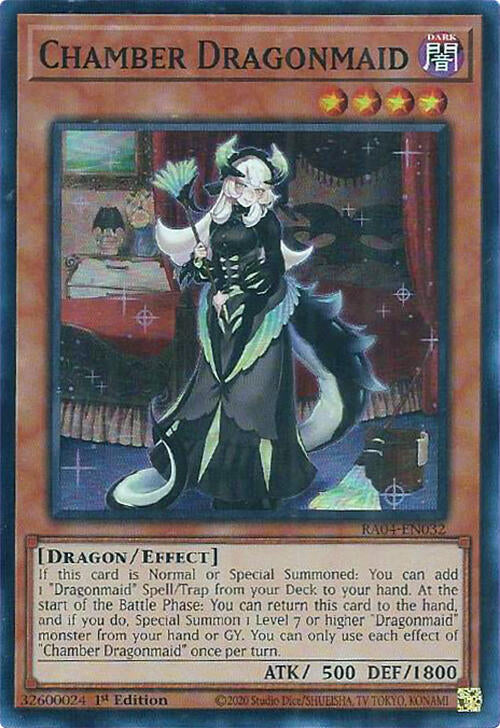 Chamber Dragonmaid [RA04-EN032] Super Rare | Deep Dive Games St. Marys