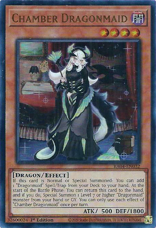 Chamber Dragonmaid [RA04-EN032] Ultra Rare | Deep Dive Games St. Marys
