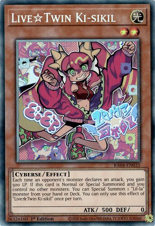 LiveTwin Ki-sikil [RA04-EN035] Prismatic Collector's Rare | Deep Dive Games St. Marys
