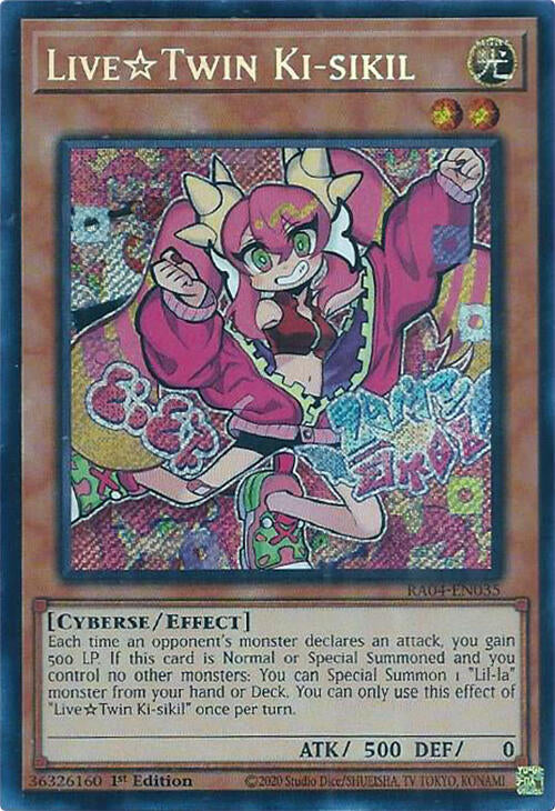 LiveTwin Ki-sikil [RA04-EN035] Secret Rare | Deep Dive Games St. Marys
