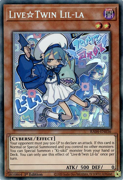 LiveTwin Lil-la [RA04-EN036] Prismatic Collector's Rare | Deep Dive Games St. Marys