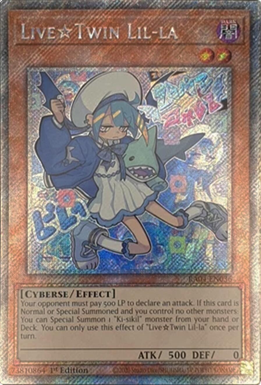 LiveTwin Lil-la [RA04-EN036] Platinum Secret Rare | Deep Dive Games St. Marys