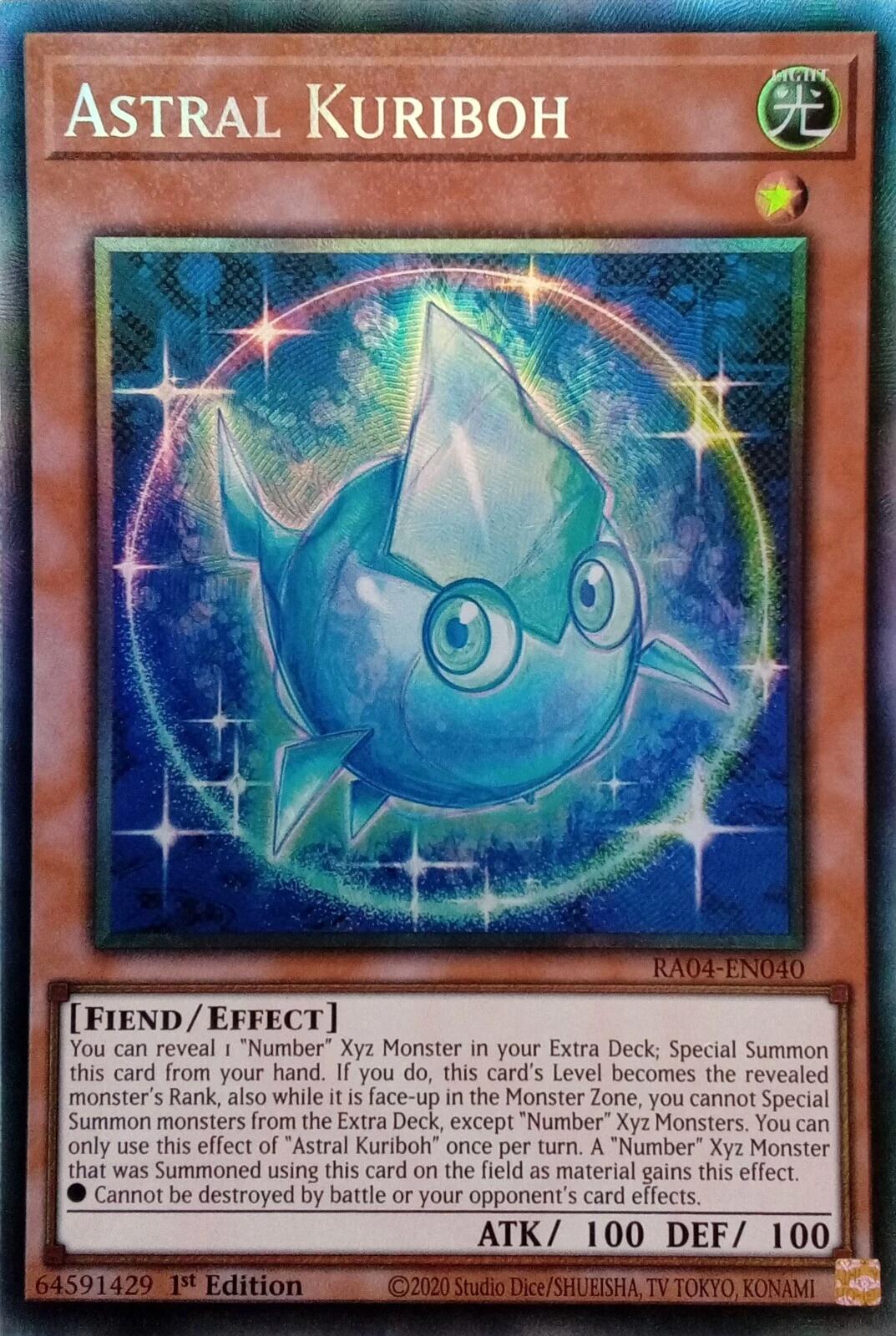 Astral Kuriboh [RA04-EN040] Prismatic Collector's Rare | Deep Dive Games St. Marys
