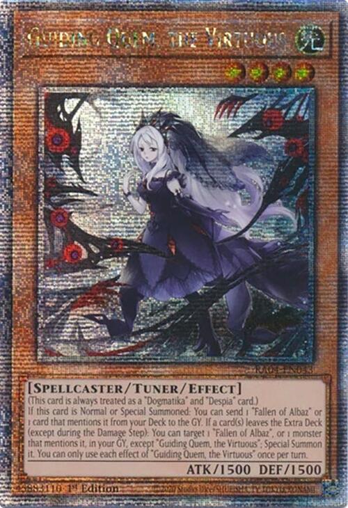 Guiding Quem, the Virtuous [RA04-EN043] Quarter Century Secret Rare | Deep Dive Games St. Marys