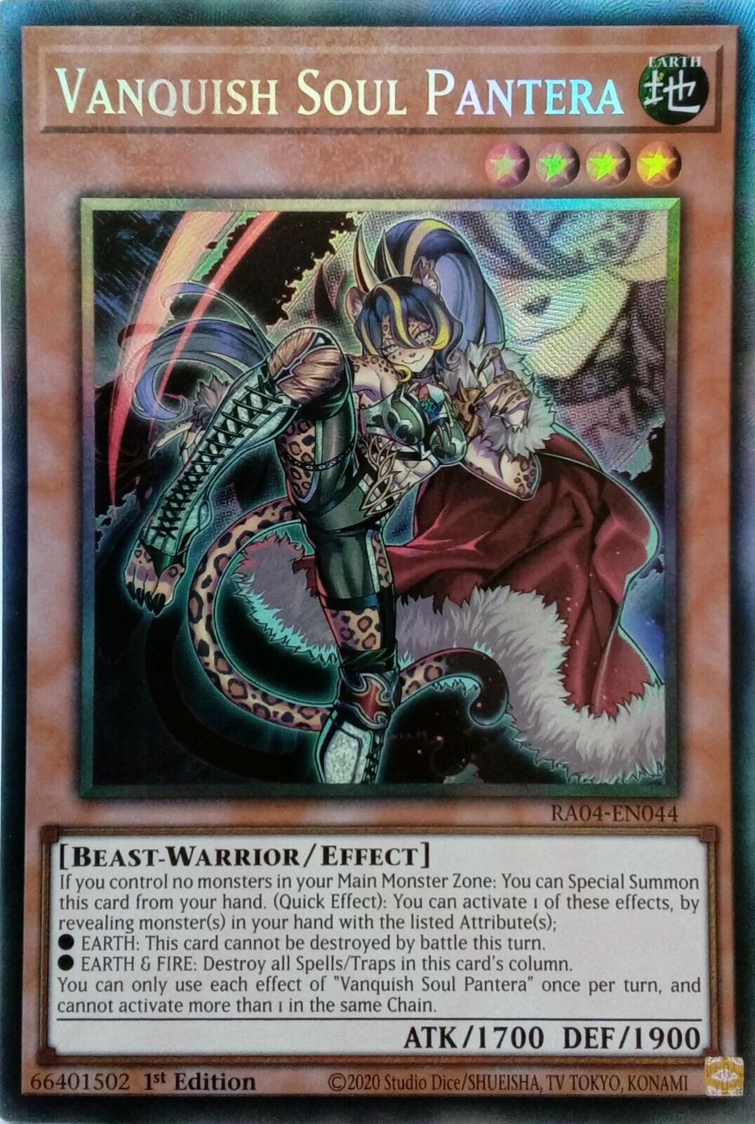 Vanquish Soul Pantera [RA04-EN044] Prismatic Collector's Rare | Deep Dive Games St. Marys