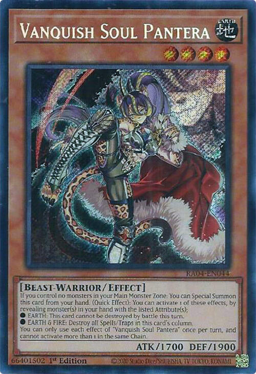 Vanquish Soul Pantera [RA04-EN044] Secret Rare | Deep Dive Games St. Marys